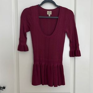 Ronny kobo  Xsmall ruffled sweater